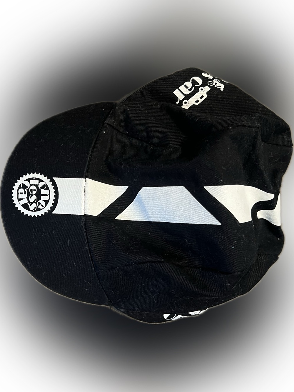 Pace Coolmax Sportswear Black Cycling Cap One Less Car Hat Headwear Outdoors